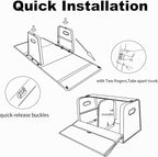 GMQ Trunk Organizers for Car,Car Organizers and Storage for SUV,Magnetic Lid with Collapsible Storage, Large Capacity for SUV,