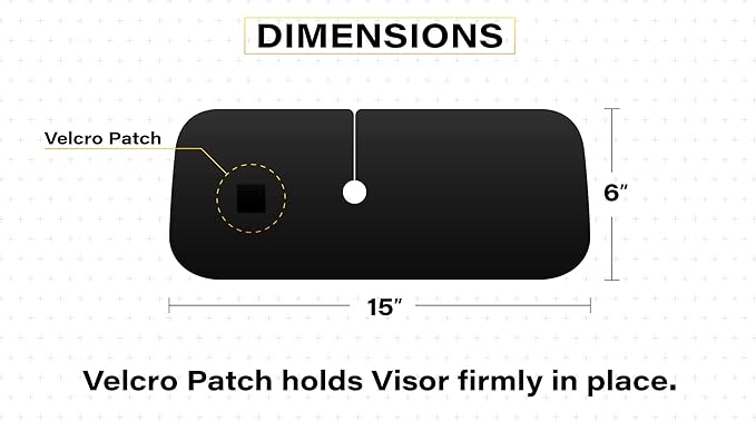 MirrorVisor Rearview Rear View Mirror Sun Visor for Car Mirrors Sunshade Extender Anti-Glare Car Sun Visor Protects from Sun Glare UV Rays Universal for Cars SUVs Vehicles Trucks