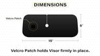 MirrorVisor Rearview Rear View Mirror Sun Visor for Car Mirrors Sunshade Extender Anti-Glare Car Sun Visor Protects from Sun Glare UV Rays Universal for Cars SUVs Vehicles Trucks
