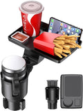 Car Cup Holder Tray, 5 in 1 Adjustable Car Cup Holder Expander Detachable Car Food Tray & Organizer – Automotive Cup Tray Tab