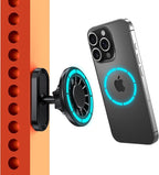 UBeesize Gym Magnetic Phone Holder, 1-Sec Install 360° Adjustable Ball Joint and Durable Base, Dual Magnetic Phone Mount with Smartphones, Works on Any Surface (Metal Plate and Ring Included)