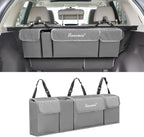 Car Trunk Organizer and Storage, Backseat Hanging Organizer for SUV, Truck, MPV, Waterproof, Collapsible Cargo Storage Bag