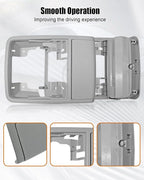 Sunglass Box Console Case Holder Fit for VW Jetta MK6 Passat B7 2011-2018, Overhead Console Glasses Holder Replace 56D868837A 5C6868837 Y20, Grey