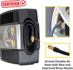 JACO SmartPro 12V Tire Inflator Air Compressor - Portable Automatic Digital Tire Pump (12-volt DC)