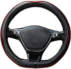 Mayco Bell Flat Bottom Steering Wheel Cover Anti-Slip,Safety,Soft,Breathable,Durable,Full Surround,Comfortable Grip Microfibe