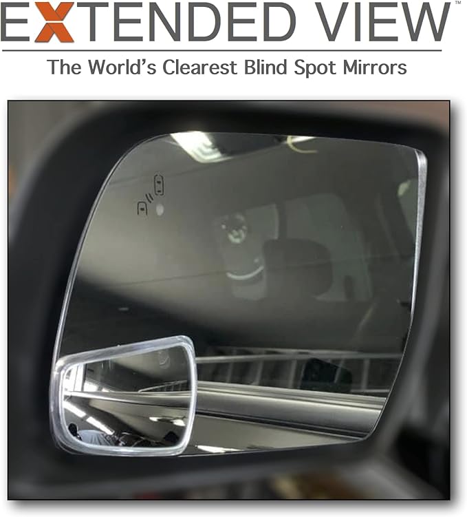 Custom Blind Spot Mirrors - Extended View, Compatible with 2019-2022 Ford Ranger