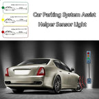 Garage Parking Aid with Led Light, Garage Parking Sensor 3 Color Changing Flashing Distance Indicator, Alarm Signal, Garage Safe Warning Light, Auto Parking System Assist for Car Stop Indicator