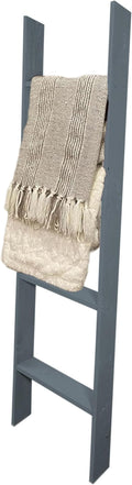 BARNWOODUSA Throw Blanket Ladder – Fully Assembled Reclaimed Wood – Rustic Decorative Ladder for Towels, Quilts, & More – Per