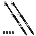 Tire Pressure Gauge 10-150 PSI, Heavy Duty Air Gauge Tire Pressure with Two Side Aluminum Scaleplate, Dual Head Truck Tire Gauges for Tire Pressure, 2 Pack