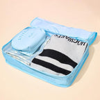 MINISO Disney Stitch Compression Packing Cubes for Travel, 2 Pack Lightweight Suitcase Organizer Bags Set Carry On Luggage, W