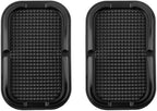 2 x Lilware Antislip Flatbed Mat for Car Dashboard or Any Other Surface. Miscellaneous Equipment Holder - Phones, Keys, and O