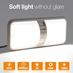 RV Led Lights Interior 12v Volt Fixtures, 1000LM 8W Camper Light For Inside, Rv Ceiling Dome Lamp Led 12v With Switch For RV/Camper/Trailer/Boat (Natural White,4000K-4500K,5pack).