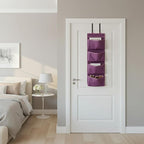 YNR Over Door Storage with 4 Pockets Strong and Durable, Hanging Wardrobe Storage Organiser Practical and Spacious, Hanging S