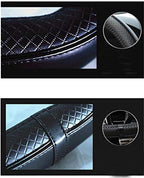 Mayco Bell Flat Bottom Size Steering Wheel Cover Anti-Slip,Safety,Soft,Breathable,Durable,Full Surround,Comfortable Grip Micr