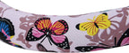 Outlet Pretty Colorful Butterfly Steering Wheel Cover, Universal 14.5-15 Inch Anti-Slip Leather Car Wheel Protector for Women