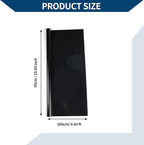 Car Window Tint Film Window Privacy Film Car Carbon 2PLY PET 9.84 ft x 19.69 Inch 1 Pc Black VLT 16% IRR 60% UVR 95%