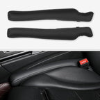 2Pack Leather Car Seat Gap Filler – Anti-Drop Console Organizer, Scratch-Resistant Waterproof Easy to Clean, Fits 90% Vehicles Without Blocking Seat Movement