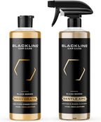 Blackline Leather Cleaner and Conditioner Care Kit - 2 (16 Fl Oz) Bottles - Effectively Cleans And Conditions Leather Car Int