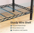 VIPEK V50 Extra Large Closet Rack Heavy Duty Garment Rack Freestanding Wardrobe with Shelves, Portable Metal Clothing Rack fo