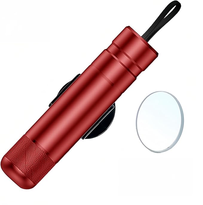 Car Safety Hammer Glass Breaker, Seatbelt Cutter, Under Water Window Breaker, Emergency Escape Tool, Car Accessories, Red