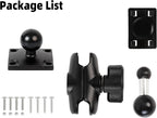 Dashboard Mount for CarPlay Screen - Dual 360° Rotation, Adjustable Angles, Compatible with in-Car Monitors CarPlay Mount