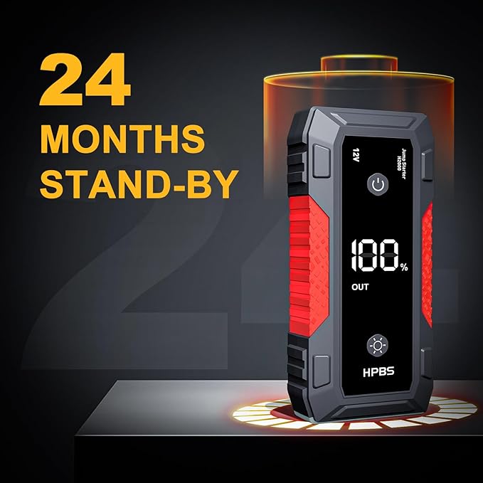 H50 Jump Starter - 5000A Jump Starter Battery Pack for Up to 10.0L Gas and 8.0L Diesel Engines 12V Car Battery Jumper