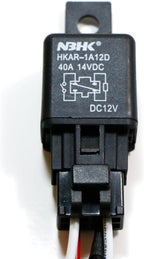 iJDMTOY 9005 9006 H10 Relay Harness Wire Kit with LED Light ON/Off Switch Compatible with Automtive Driving Light, Fog Light, Retrofit, Off-Road Lighting, etc