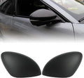 ROCCS Compatible with 2021-2023 Mustang Mach-E Side Mirror Cover Caps Auto Car Mirror Cover Rearview Mirror Guard Covers Replacement Door Side Exterior Decoration Trims Accessories(Matte Black)