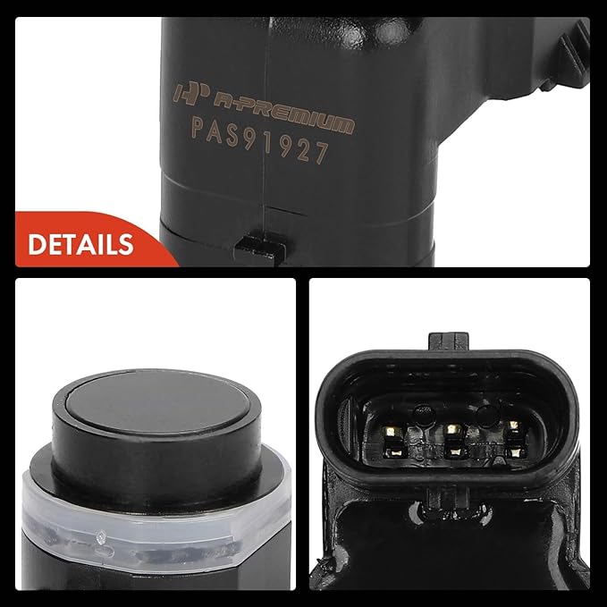 A-Premium 4-PC Reverse Backup Parking Assist Sensor Compatible with Audi & Volvo & Porsche Models - Q5 2012-2016, XC60 2012-2015, Cayenne, S60, 911, XC70, Boxster, S80, Allroad, Replace# 4H0919275A