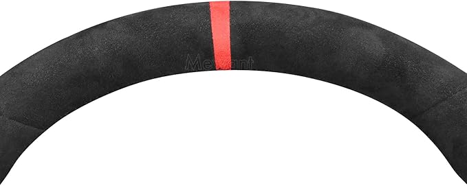MEWANT DIY Stitching Steering Wheel Cover Wrap for Tesla Model 3 Highland 2023-2025/Model Y 2025 Highland for Tesla Model 3/Model Y Accessories(3D Style)