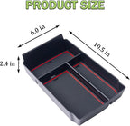 PIMCAR Center Console Organizer for 2023 2024 2025 2026 Honda CR-V LX/EX/EXL/Sport/Sport-L/Sport Touring Hybrid ABS Plastic Material Armrest Box Insert Tray Accessories-Red Trim