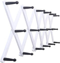 SKOLOO Hat Rack for Wall with 17 Hooks, Solid Wooden, Modern, Expandable Coat Rack Wall Mount for Coats, Hats, Bags, Baseball