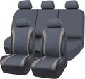 CAR PASS Line Rider Sporty Cloth Universal Fit Car Seat Cover -100% Breathable with 5mm Composite Sponge Inside,Airbag Compat
