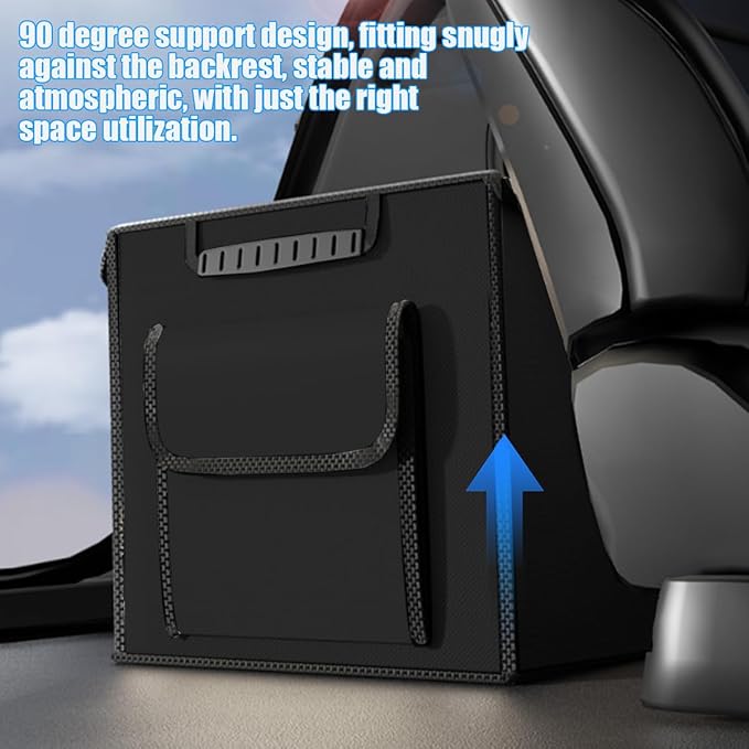 Car Trunk Organizer, Collapsible Multi Compartment Waterproof Sturdy Vehicle Trunk Container Box, Sturdy Automotive Interior S