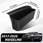 Muslogy for 2017-2024 2025 2026 Ridgeline Center Console Shifter Storage Box ABS Material Console Side Organizer with Stronger Tape Compatible with Honda Ridgeline 2017-2026 (Only Passenger Side)