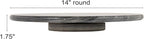 Creative Co-Op Round Marble Lazy Susan, Grey