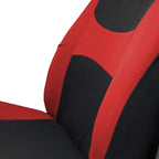 FH Group Light & Breezy Cloth Car Seat Covers, 7 Seater Three Row Set- Airbag & Split Ready -Universal for Cars Trucks and SU