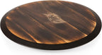 PICNIC TIME NFL Unisex NFL Lazy Susan Serving Tray, Wooden Turntable Round Charcuterie Board, Cheese Serving Platter