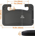 1 Pcs Car Steering Wheel Tray for Cadillac Seville/DeVille/Escalade ESV/Lyriq/Vistiq, Multi-Functional Notebook Eating Desk Double-Sided Design Table Holder Auto Interior Accessories,A