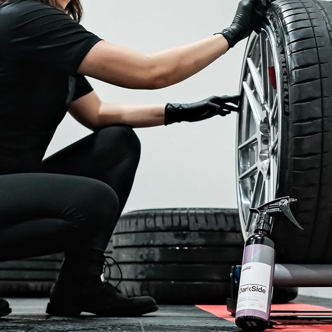 CARPRO DarkSide - Tire & Rubber Sealant, Hydrophobic & Self-Cleaning, Satin Black Shine, UV Protection, Revives Dull Faded Ru