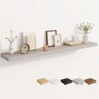 Dreamland 55 Inches Floating Shelves for Wall, 8" Deep Long Floating Shelves Set of 1, Large Display & Storage Shelf, Wall Sh