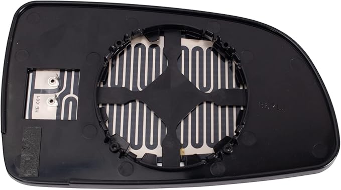 TRQ Driver Side Mirror Glass Heated Snap-On Compatible with 2007-2011 Chevrolet Aveo GM1324154