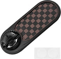 Multifunction Car Anti-Slip Mat, Rotatable Temporary Parking Number, Universal Auto Dashboard Organizer Pad Accessory for Pho