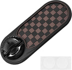 Multifunction Car Anti-Slip Mat, Rotatable Temporary Parking Number, Universal Auto Dashboard Organizer Pad Accessory for Pho