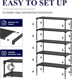 Kitsure Shoe Rack - Non-Woven Shoe Rack Shelf, Shoe Organizer for Closet, Entryway, Garage & Corridor, Stackable Shoe Shelves