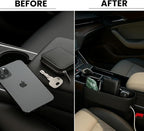 AC4®️ Universal Car Seat Gap Filler Organizer | Premium PU Leather Storage for Car, SUV & Trucks | Car Pocket Organizer for front seat, Cable Slots, Wallet, Sunglasses & Essentials.