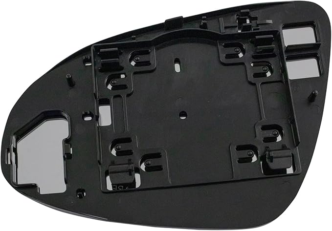 TRQ Passenger Side Mirror Glass Snap On Clear Compatible with 2012-2014 Toyota Camry