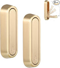 Dntorx Folding Coat Hooks, 2 Pcs Foldable Gold Wall Hooks Heavy Duty Foldable Hook Bathroom Towel Hooks Robe Hooks Wall Mount