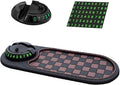 Multifunction Car Anti-Slip Mat,360° Rotatable Multifunctional Car Dashboard Mobile Phone Holder with Temporary Parking Numbe