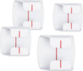 Park Ranger 4 pcs: U.S.A. Made Garage Parking Aid Bright White Amazingly Simple Perfect Assist Gadget Stop Indicator, Easy Install Stopper Peel & Stick Tape & Wall Decals 1 per Vehicle